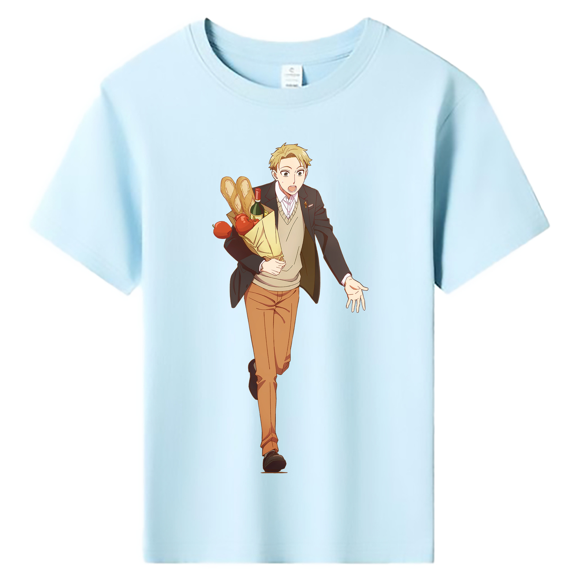 （画像用） SPY×FAMILY间谍家家酒 綿100％キッズTシャツ（フロントプリント）